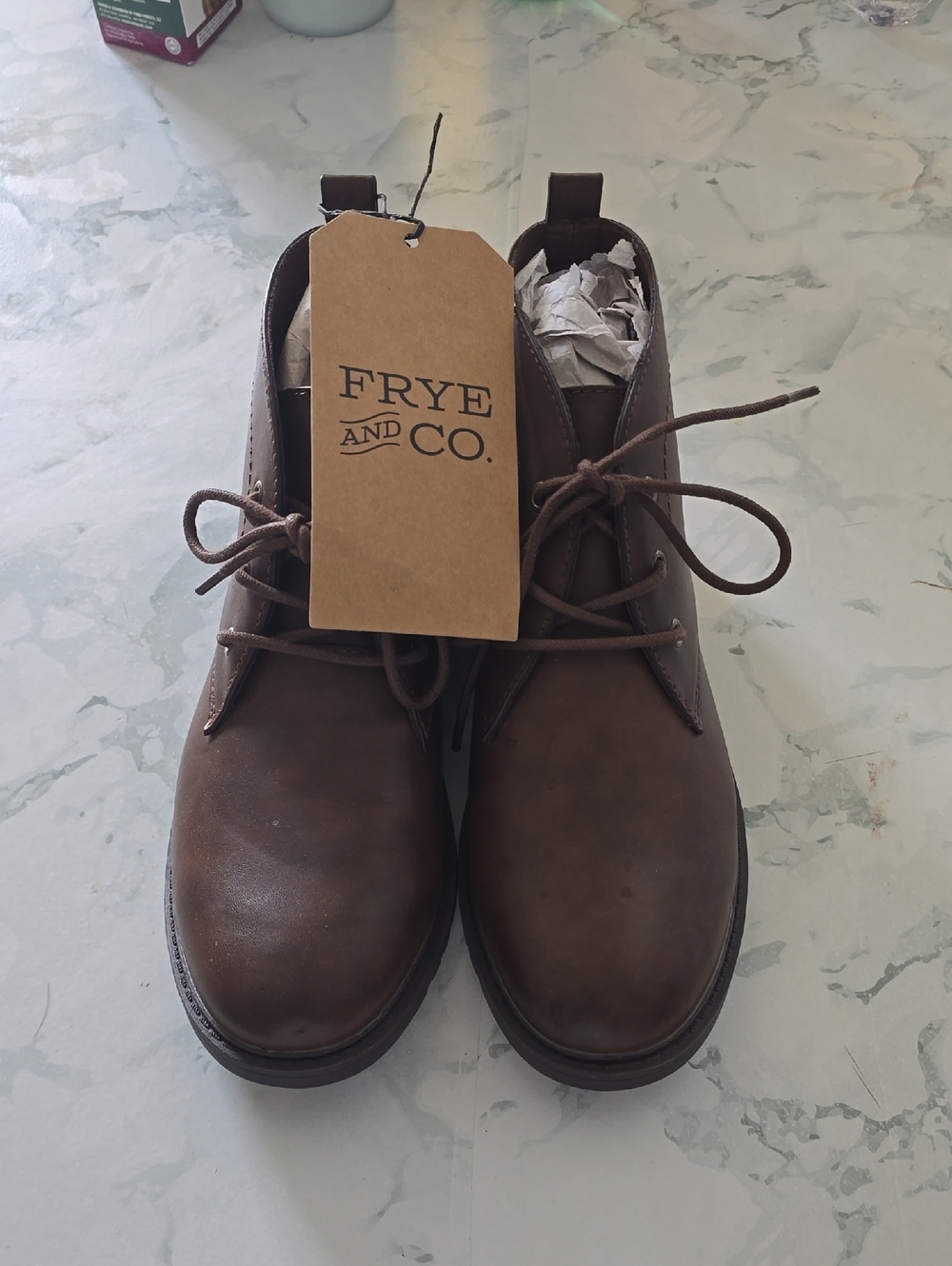 FRYE AND CO. Brown Leather Chukka Boots